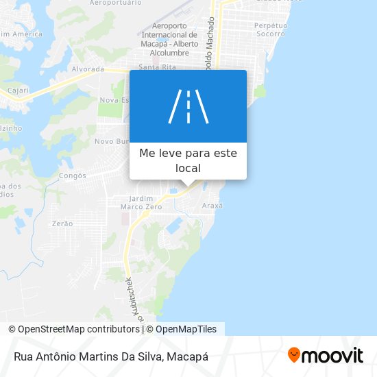 Rua Antônio Martins Da Silva mapa