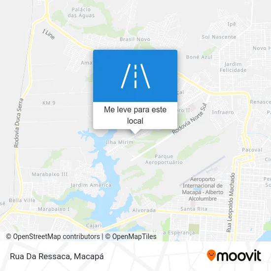 Rua Da Ressaca mapa