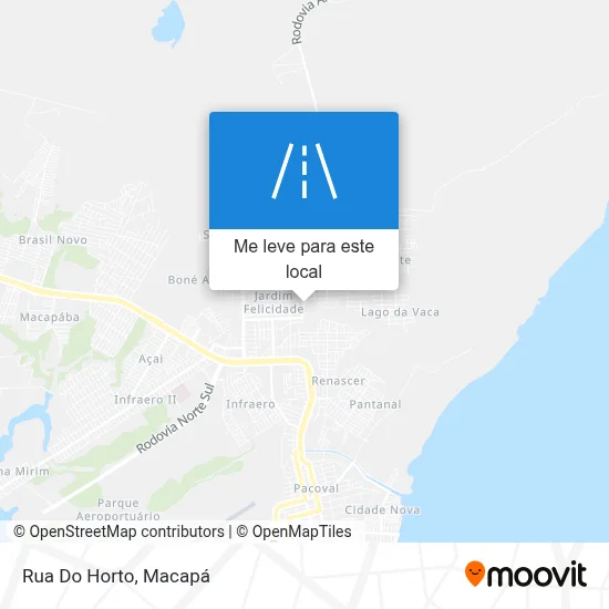 Rua Do Horto mapa