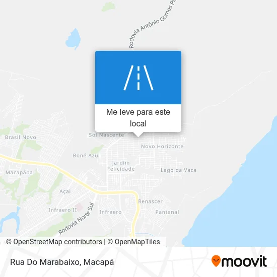 Rua Do Marabaixo mapa