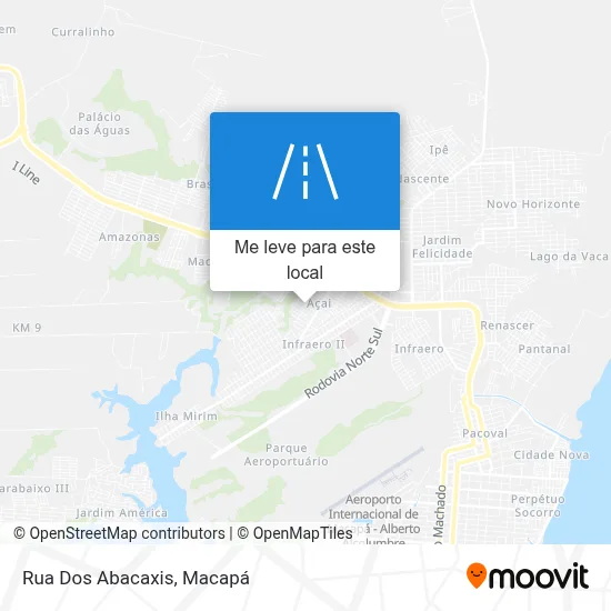 Rua Dos Abacaxis mapa