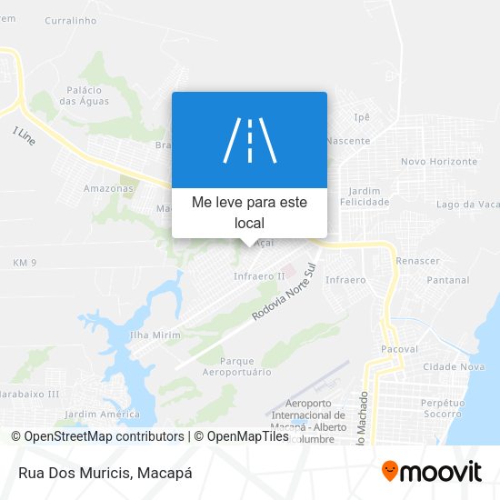 Rua Dos Muricis mapa