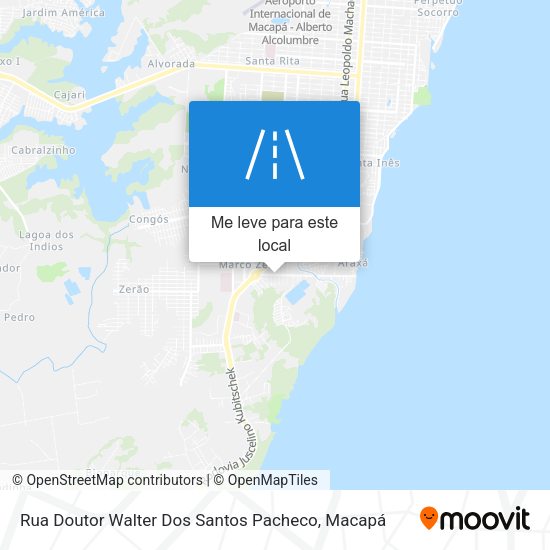 Rua Doutor Walter Dos Santos Pacheco mapa