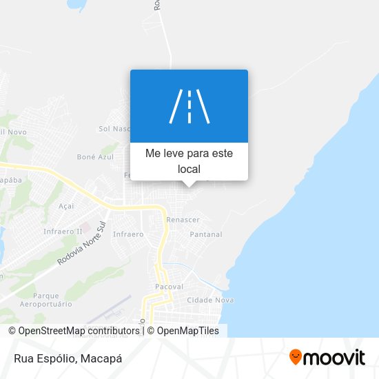Rua Espólio mapa