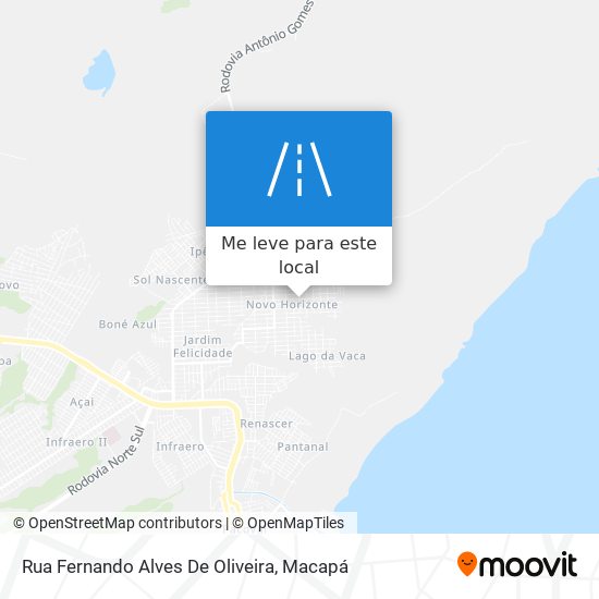 Rua Fernando Alves De Oliveira mapa