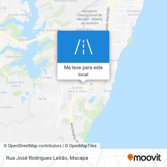 Rua José Rodrigues Leitão mapa