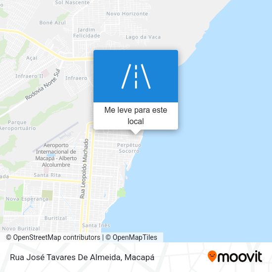 Rua José Tavares De Almeida mapa