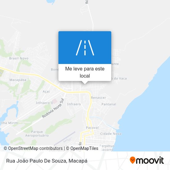 Rua João Paulo De Souza mapa