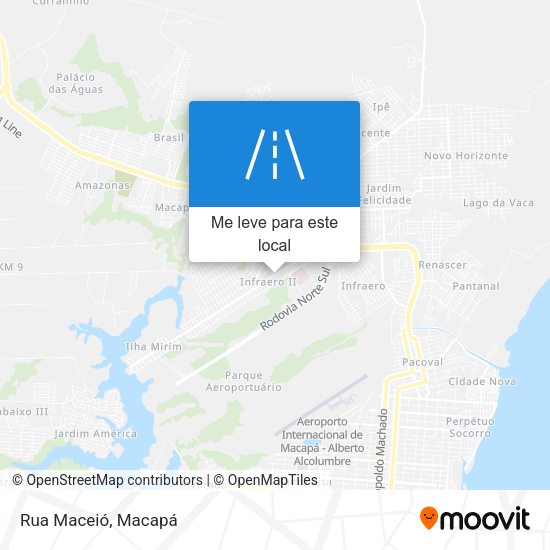 Rua Maceió mapa