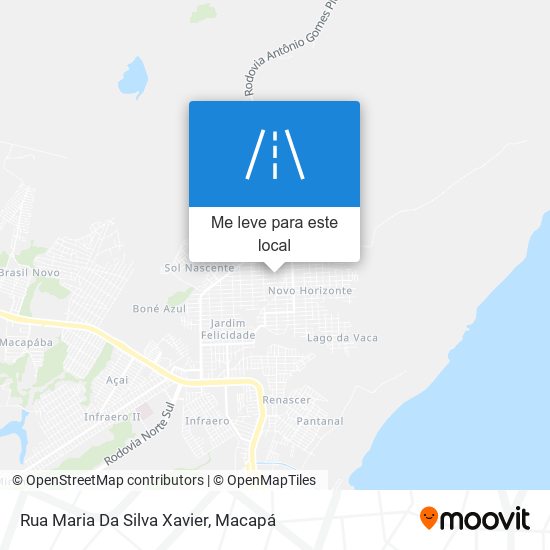 Rua Maria Da Silva Xavier mapa