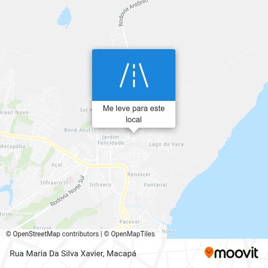 Rua Maria Da Silva Xavier mapa