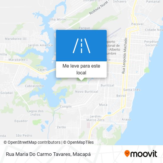 Rua Maria Do Carmo Tavares mapa