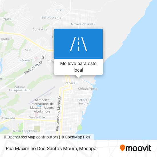 Rua Maxímino Dos Santos Moura mapa