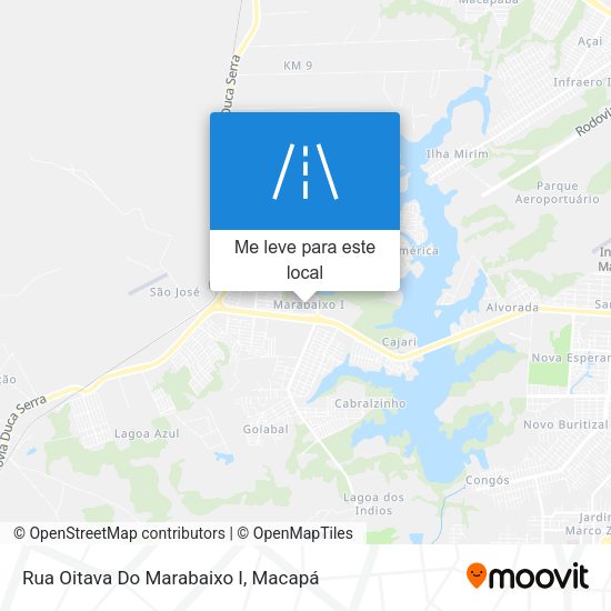 Rua Oitava Do Marabaixo I mapa