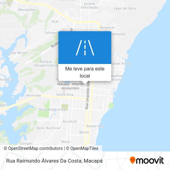 Rua Raimundo Álvares Da Costa mapa