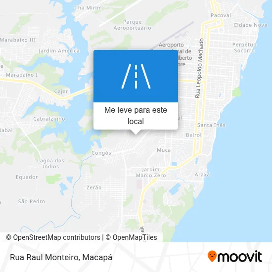 Rua Raul Monteiro mapa