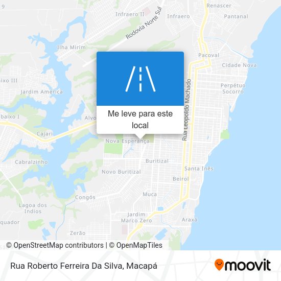 Rua Roberto Ferreira Da Silva mapa