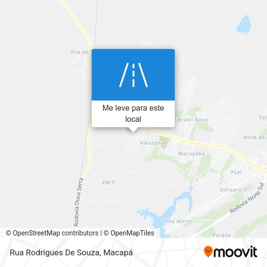 Rua Rodrigues De Souza mapa