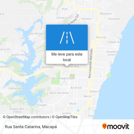Rua Santa Catarina mapa