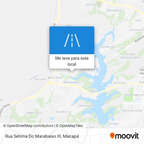 Rua Sétima Do Marabaixo III mapa