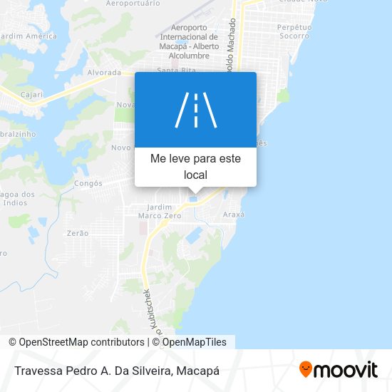 Travessa Pedro A. Da Silveira mapa