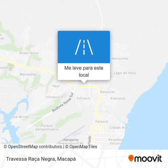 Travessa Raça Negra mapa