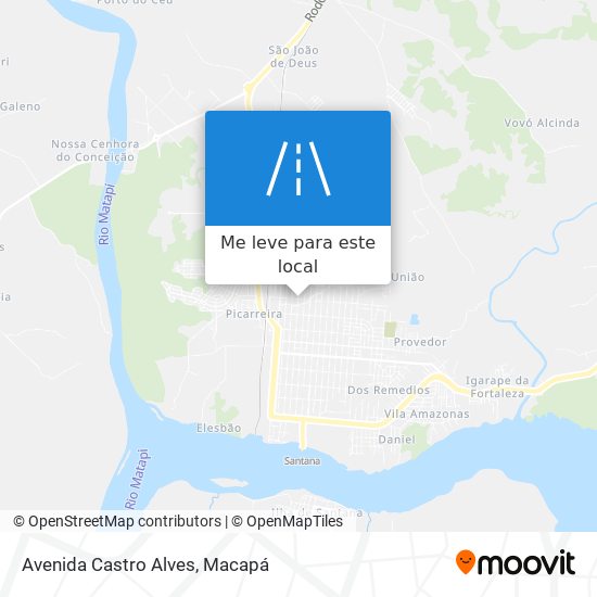 Avenida Castro Alves mapa