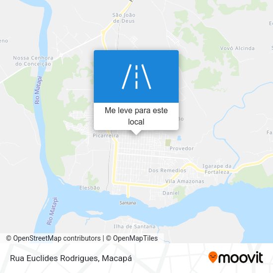 Rua Euclides Rodrigues mapa