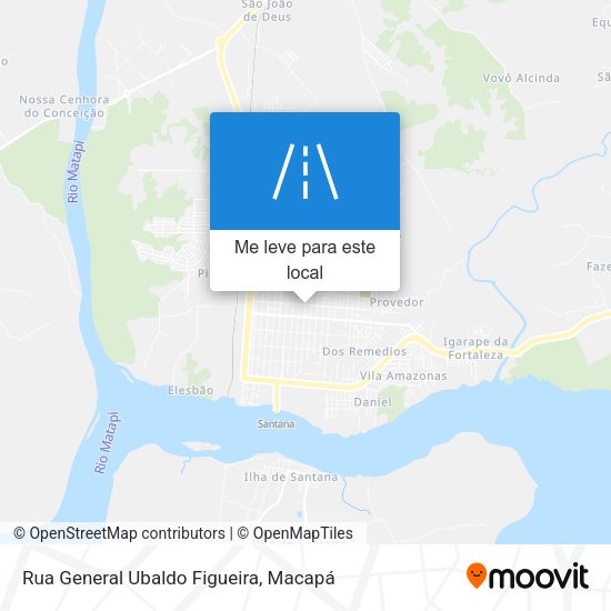 Rua General Ubaldo Figueira mapa