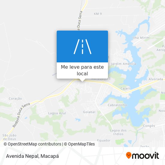 Avenida Nepal mapa
