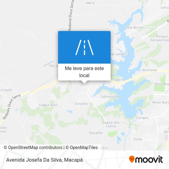 Avenida Josefa Da Silva mapa