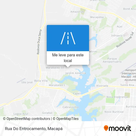 Rua Do Entrocamento mapa