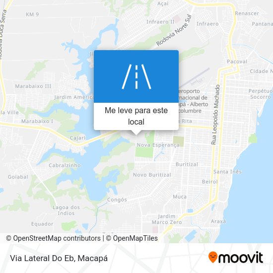 Via Lateral Do Eb mapa
