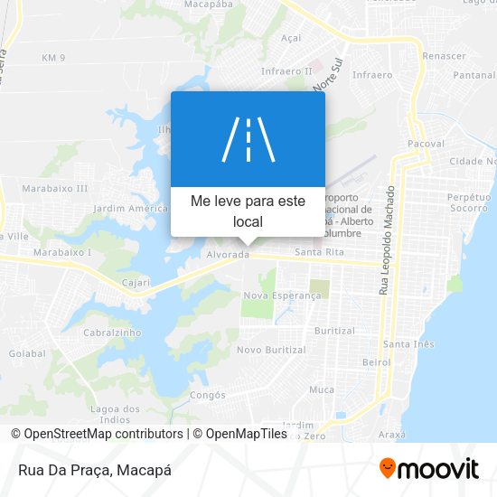 Rua Da Praça mapa