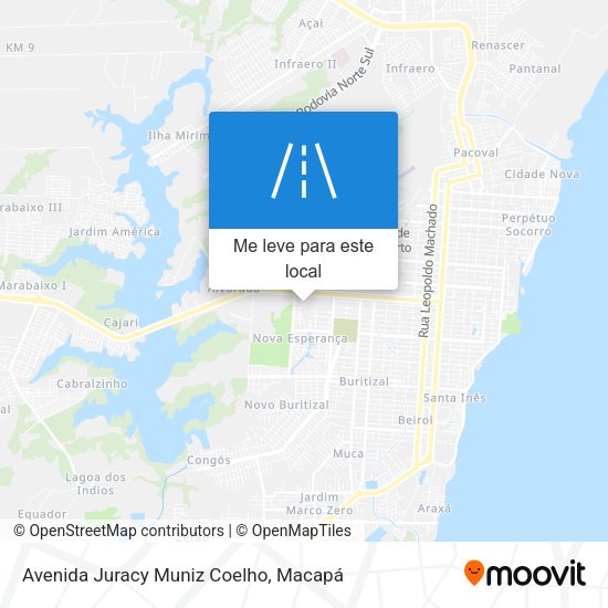 Avenida Juracy Muniz Coelho mapa
