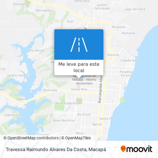 Travessa Raimundo Alvares Da Costa mapa