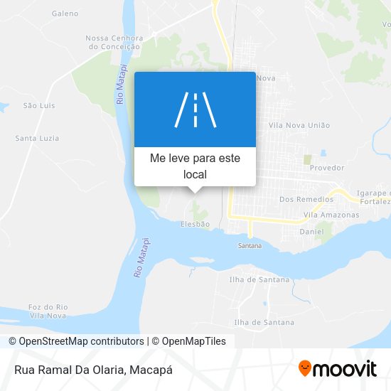 Rua Ramal Da Olaria mapa