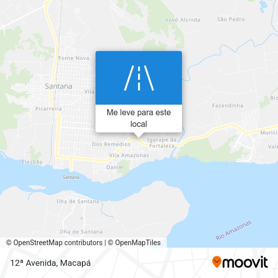 12ª Avenida mapa