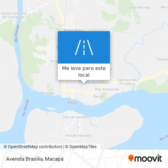 Avenida Brasilia mapa