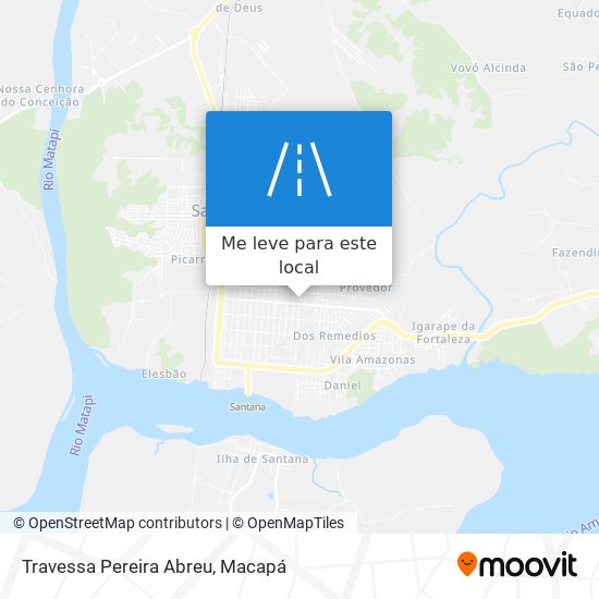 Travessa Pereira Abreu mapa