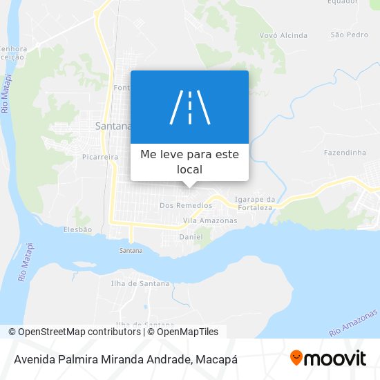 Avenida Palmira Miranda Andrade mapa