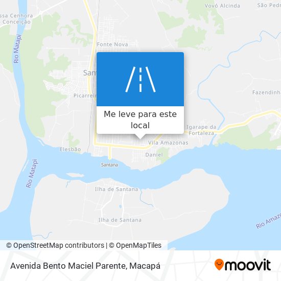 Avenida Bento Maciel Parente mapa