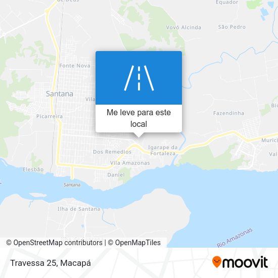 Travessa 25 mapa