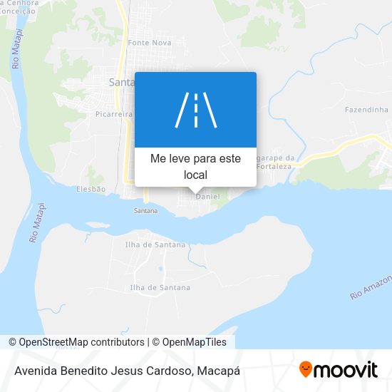 Avenida Benedito Jesus Cardoso mapa