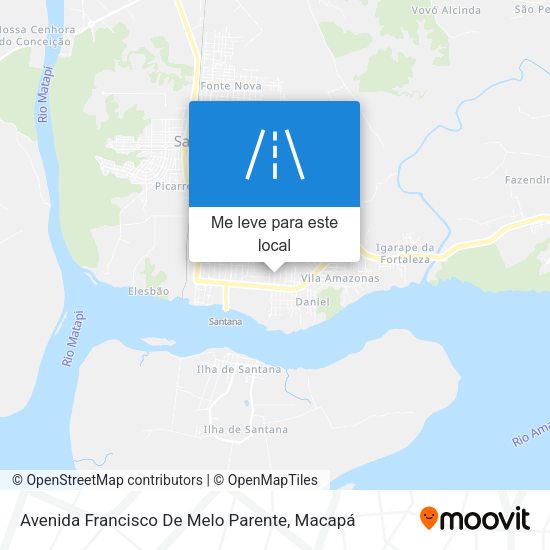 Avenida Francisco De Melo Parente mapa