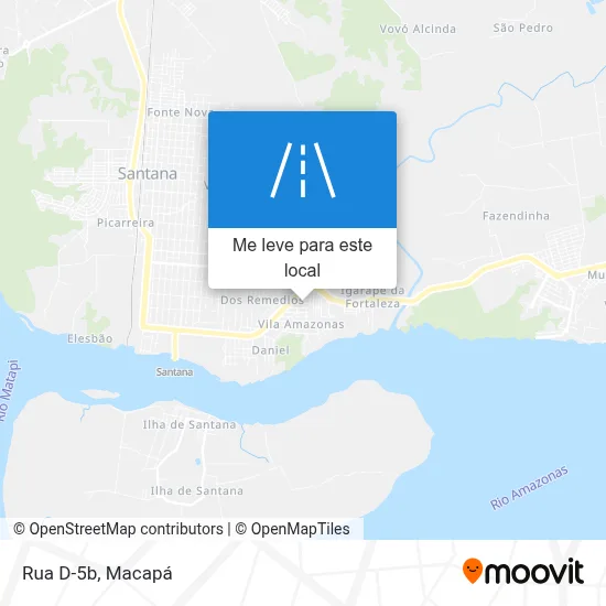 Rua D-5b mapa