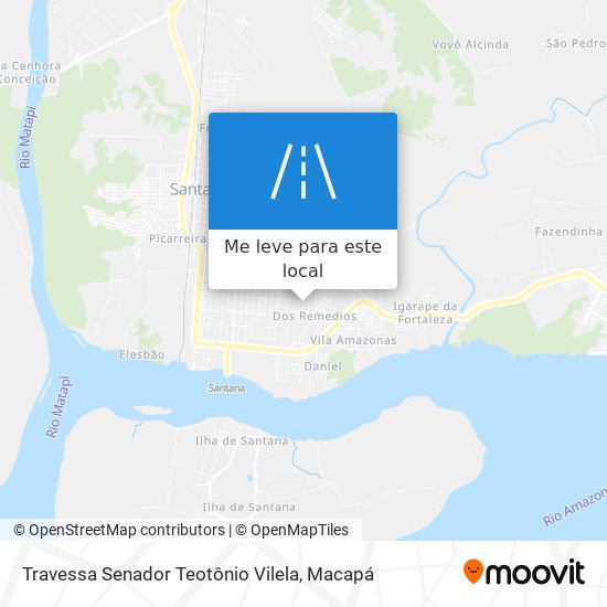 Travessa Senador Teotônio Vilela mapa