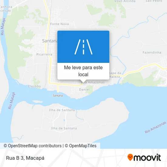 Rua B 3 mapa