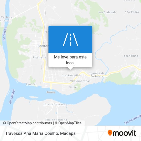 Travessa Ana Maria Coelho mapa