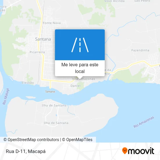 Rua D-11 mapa